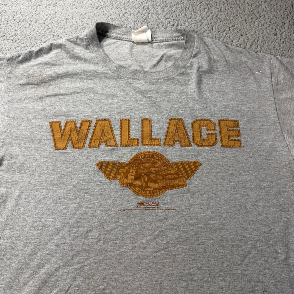 Vintage 1997 Rusty Wallace NASCAR T Shirt Mens XL Chase Authentics Miller Lite